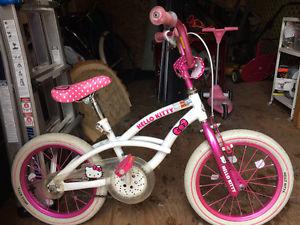 Girl's 16" Hello Kitty bike