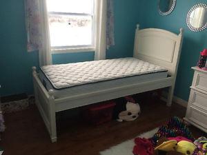 Girls Twin bed with mattress