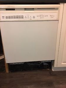 Good working condition white whirlpool dishwasher