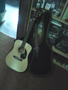Guitar with case