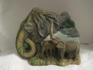 Heavy Resin Elephant Decor Sculpture