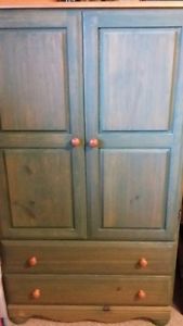 High boy dresser and entertainment hutch