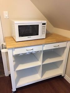 Kitchen Cart with wine rack