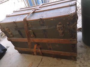 Large antique trunk