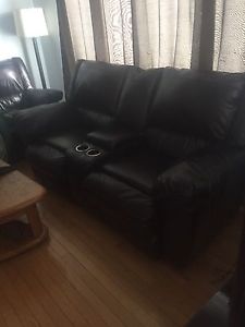Leather couches