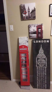 London canvases all for 30$