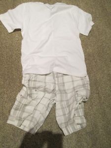 *NEW* Boys White T-Shirt and Shorts