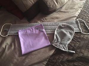 Norwex body mitt, back scrubber and a window cloth