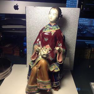 Old Beautiful Figure Chinese Signed