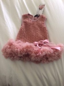 Olivia Rose Rosette Dress size 6 - 12 months Brand New