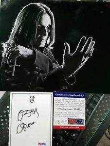 Ozzy Osbourne autograph
