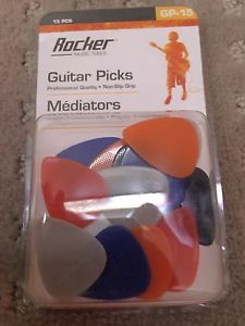 Pack of 15 Guitar picks non slip grip