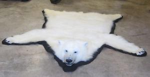 Polar bear rug - All permits available. Great condition.