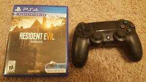 Ps4 controller and Resident Evil biohazard