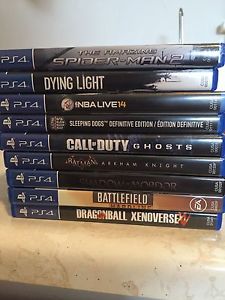 Ps4 games for sale ! 30$ each or 180$ for all