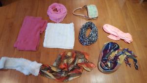 Purses and scarves