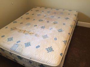 Queen mattress and box spring