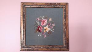 Set of 7 Needle point pictures