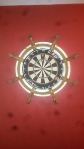 Shipwheel dart board ring