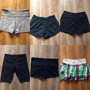 Size 6 lululemon shorts