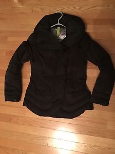 Size small soia & kyo down coat jacket black waterproof