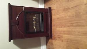 Small electric fireplace