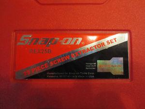 Snap-on 25 pc extractor set (used ones)