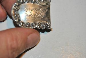 Sterling Silver Antique Belt Buckle