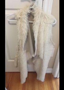 Super soft white Fur Vest