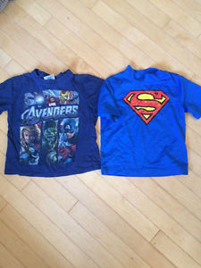Superman / Avengers T shirts