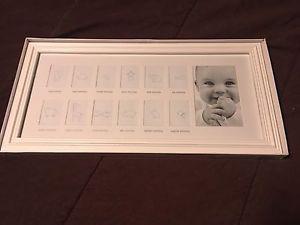The first 12 months picture frame