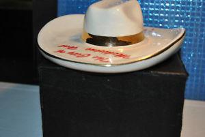 Vintage HYCROFT Ceramic Cowboy Hat