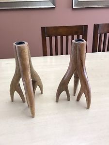 Wanted: 2 Wooden Candle holders