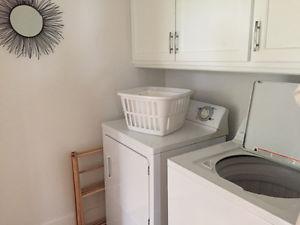 Washer & Electric Dryer, White, like new