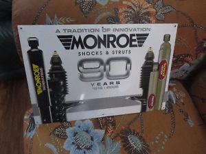 original monroe shocks advertising sign