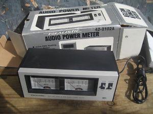 realistic APM-200 audio power meter, A, include