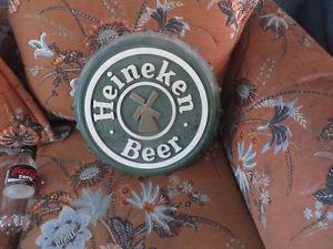vintage heineken beer sign