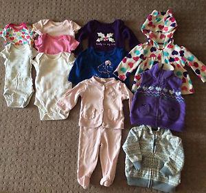 0-3 month girl clothes
