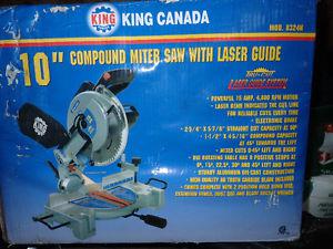 10" Compound Miter Saw with Laser Guide