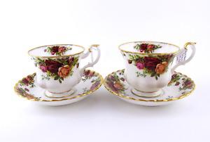 2 Royal Albert "Old Country Roses" Teacup & Saucer Buy 1 or