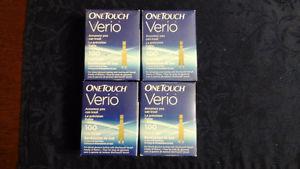4 BOXES ONE TOUCH VERO TOUCH STRIPS, REDUCED PRICE, $ 