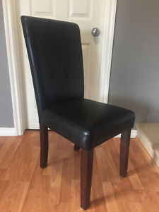 4 Leather Dining Chairs
