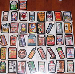 42 of 66 Series 1 Wacky Packages Cards/stickers from 