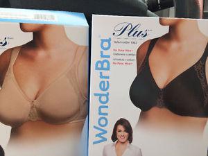 44 d beige and black bras 1 day old