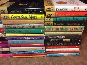 54 hard cover Danielle Steel books