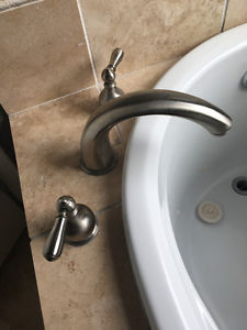 American Standard Brushed Nickel Vanity& Tub taps