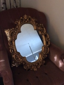 Antique Gold Frame Mirror