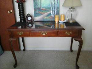Beautiful Antique Solid Wood Writers Desk & More.