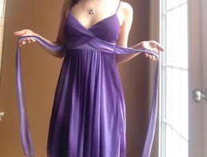 Black and purple sparkly dress