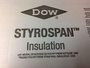 Blue styrofoam insulation / styrospan